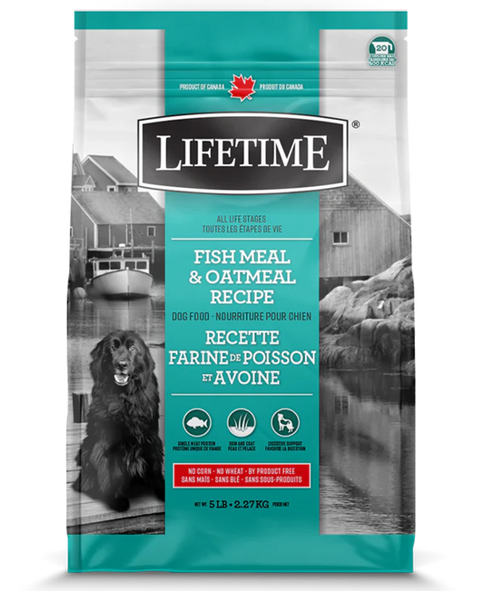 Lifetime Fish and Oatmeal Dog Recipe